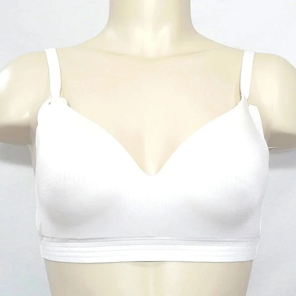 SMALL Hanes Ultimate No Dig Support‎ with Lift Wireless Seamless Bra DHHU41 - Picture 1 of 12